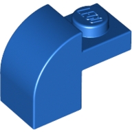 Lego kostka (kostička) 2x1x1 1/3 zakulacená nahoře, modrá (609123, 4189123, 4519981)